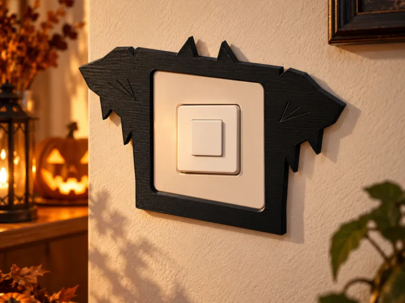 SHADOWWING – Bat Wing Light Switch Surround | Halloween Wall