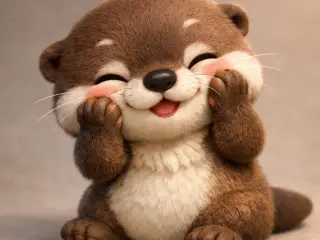 Mignonne petite loutre