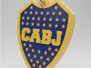 Llavero - Escudo de Boca Junior