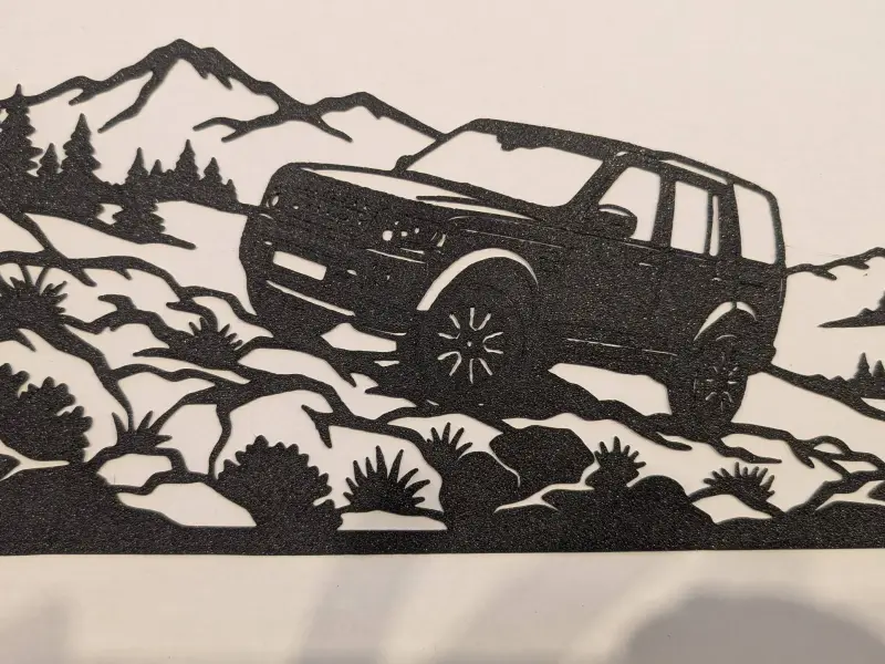 Wallart Landrover Discovery single color