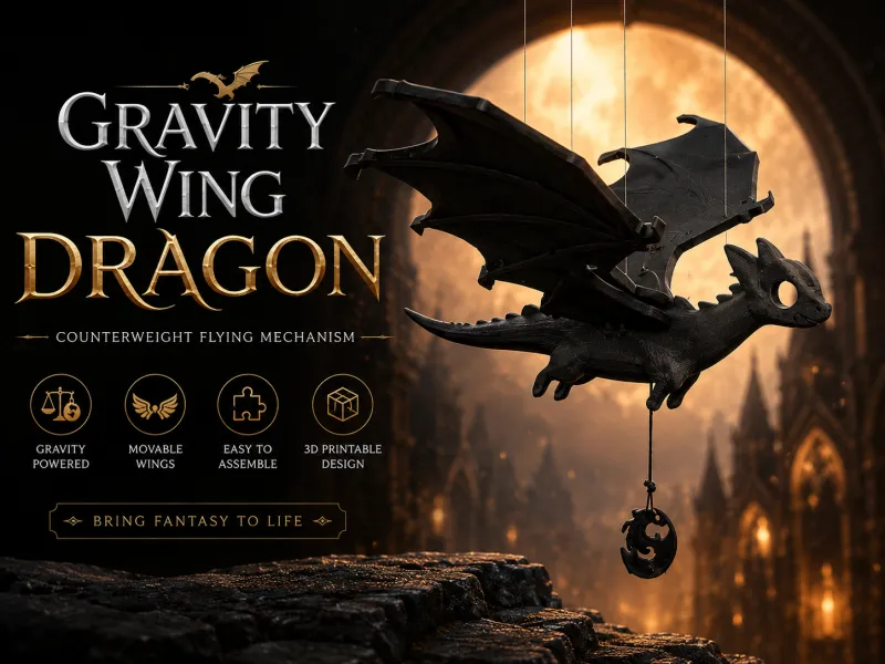 Gravity Wing Dragon | Counterweight Flying Mechanism