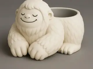 Cute Yeti Bowl – Cozy Winter Companion for Your Desk