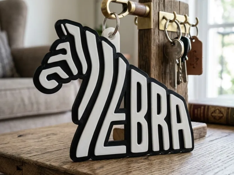 Chaveiro Zebra