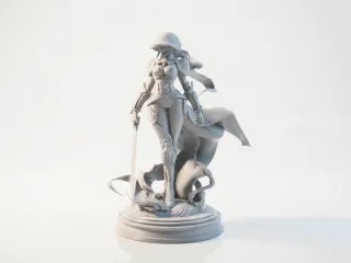 Fiora Elegant Duelist Figurine LOL Champions 3D Printable