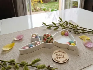 Minimalist Easter Bunny Dish / Bowl