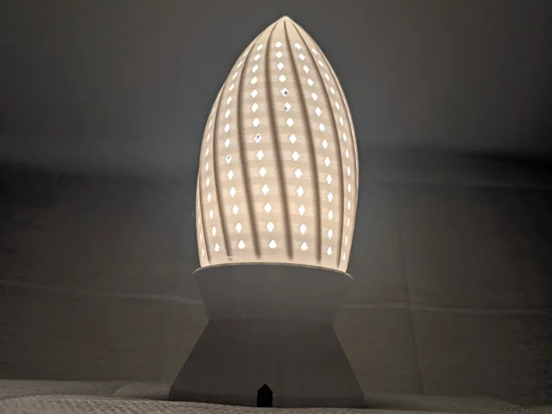 Spiral Onion Dome Lamp E27 with Light Windows