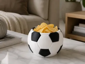 Bol à collations en forme de ballon de football - Bol de football pour chips