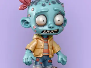 Zombie Boy Fan Art Miniature