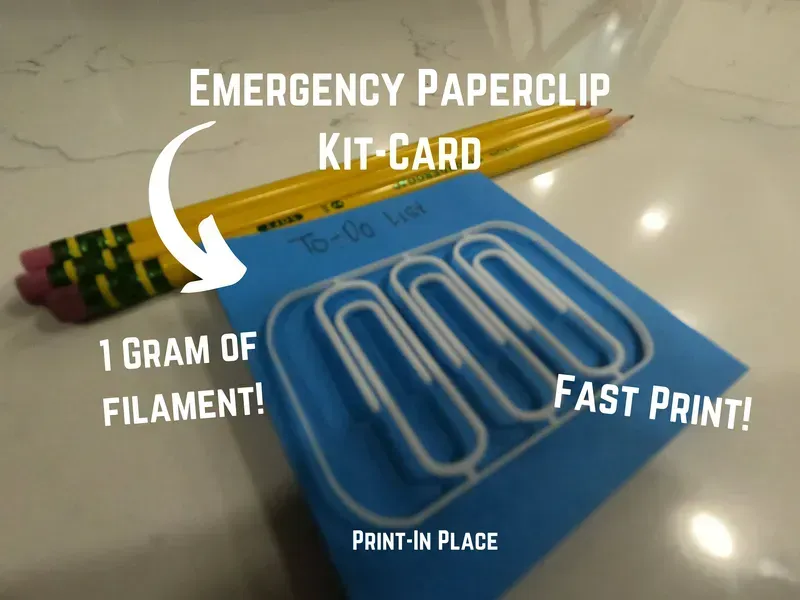 Emergency Paperclip Kit-Card