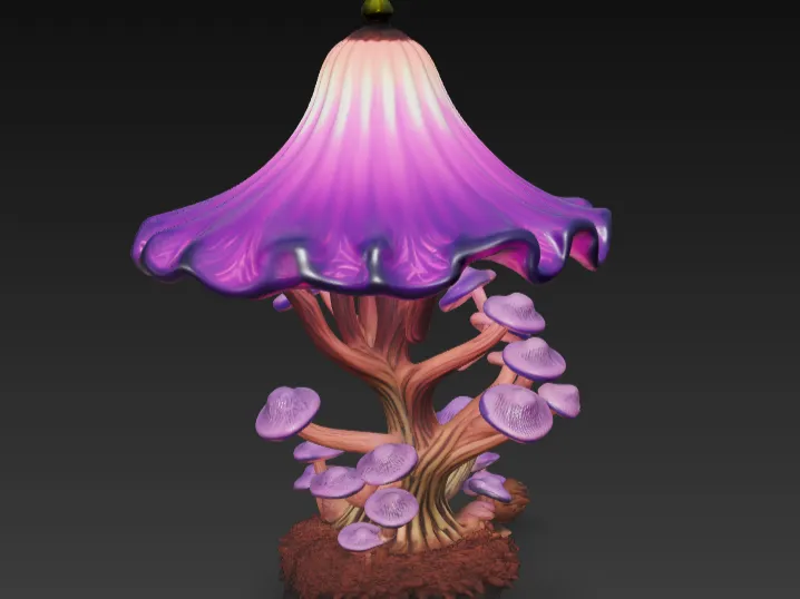 mushroom lamp
