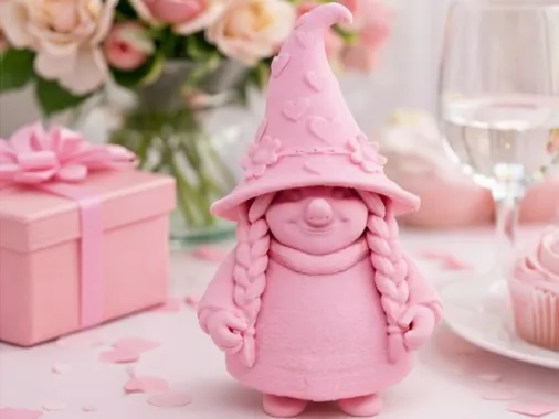 Cute Mom Gnome Figurine - Mother's Day Decor Gift Idea