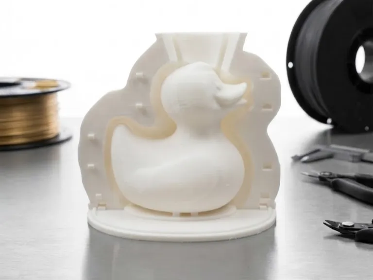 Rigid Counter Mold for Duck-Shaped Candle