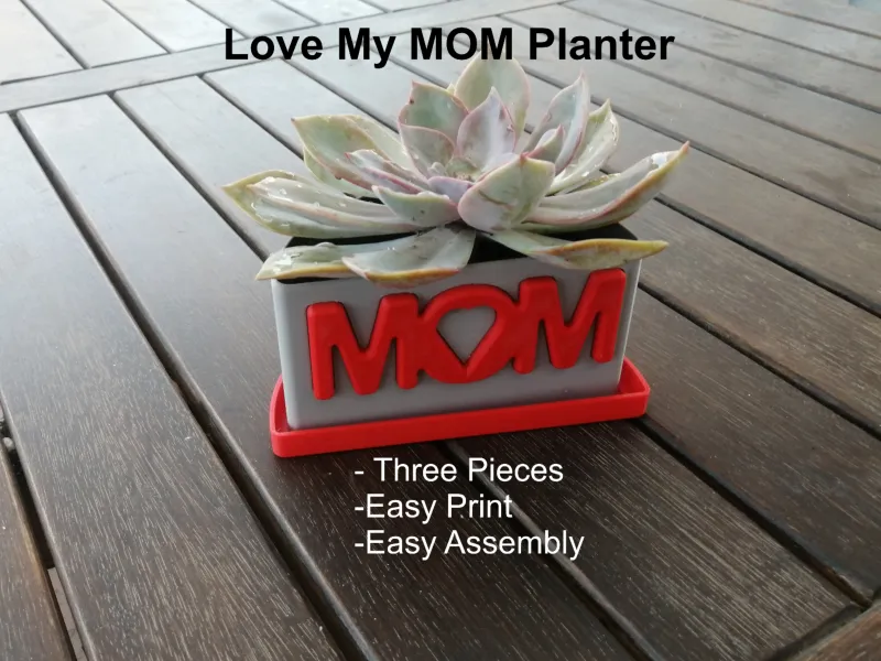 Love My Mom Planter
