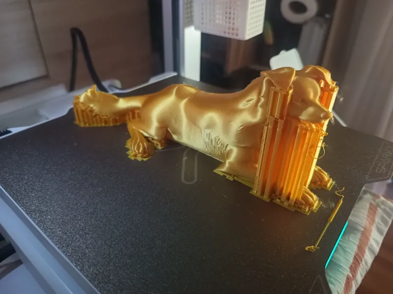Figura Perro Vasco con Mezcla (Tumbado)