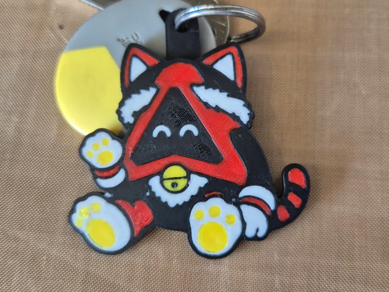 Keychain creality cat