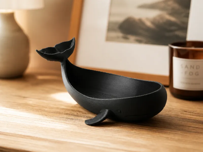 Piatto portagioie a forma di balena - Vassoio Oceano