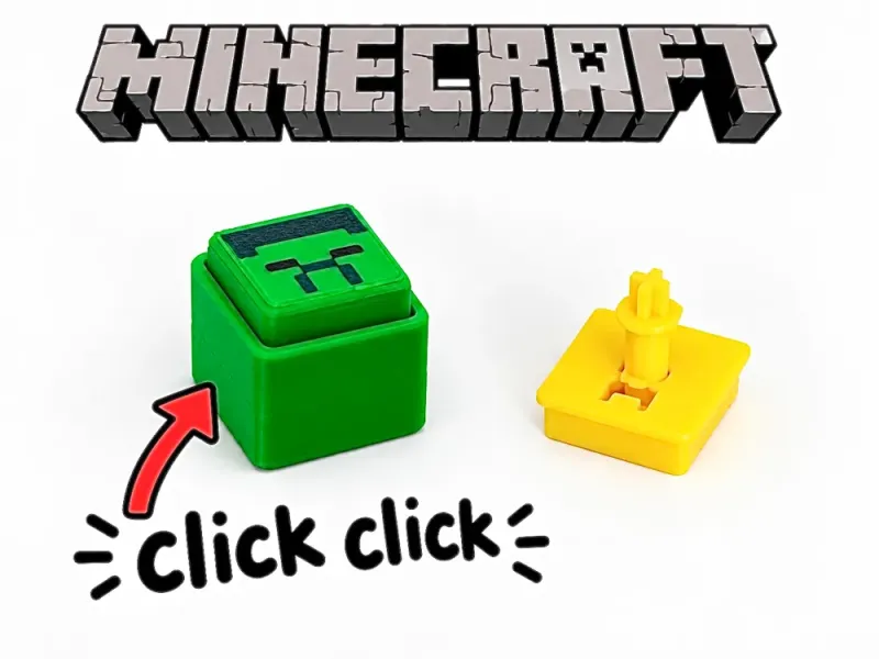 Fidget Clicker de Zombie de Minecraft