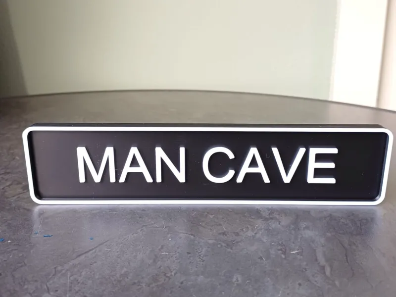 Man Cave Sign – Cool Garage & Home Decor