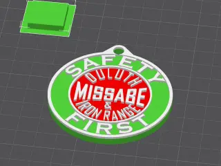 Safety First, Duluth Missabe & Iron Range. Keychain