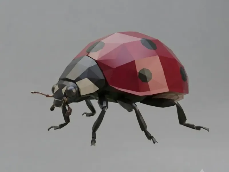 Low Poly Ladybug
