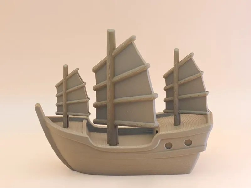 Oud zeilschip voor een voorspoedige reis