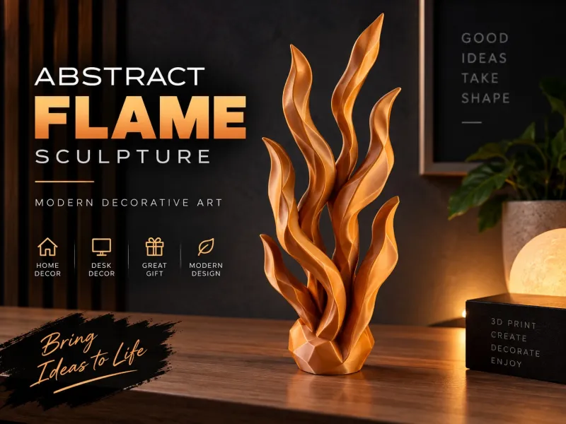 Abstracte Vlam