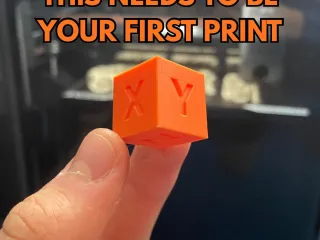 Calibration CUBE- MUST PRINT