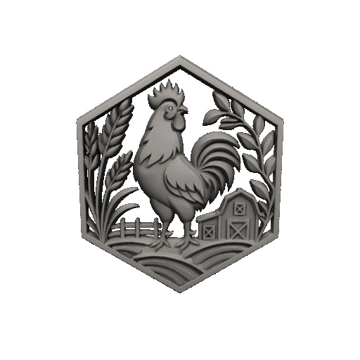 Rooster Wall Decoration
