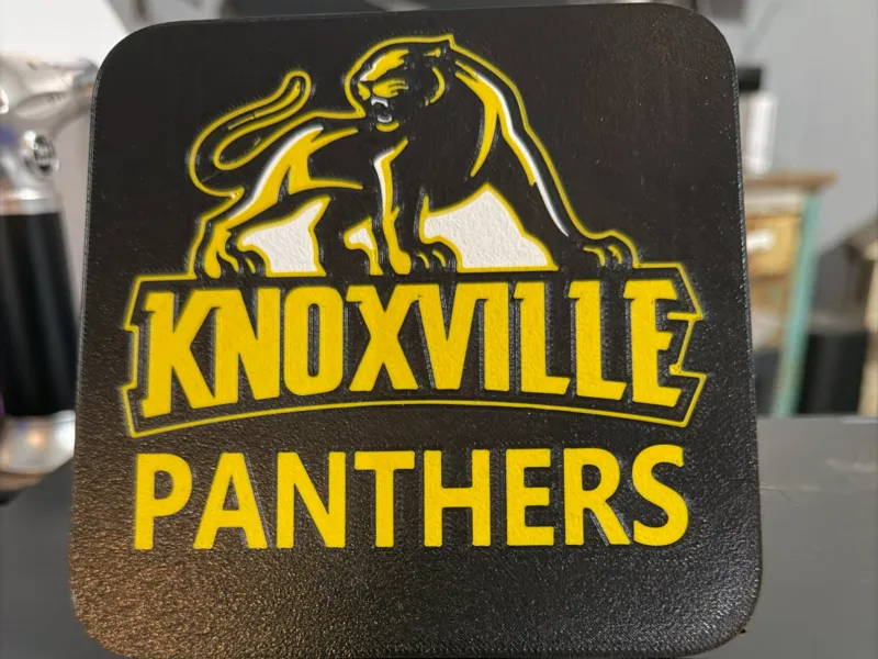 KNOXVILLE PANTHERS ABDECKSTOPFEN FÜR ANHÄNGERKUPPLUNG