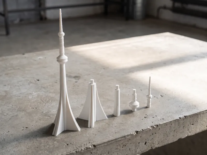CN Tower Model, Tall, Stacking Sections, Modular, Large