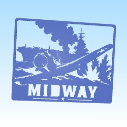 Wallart Midway tribute to the navy
