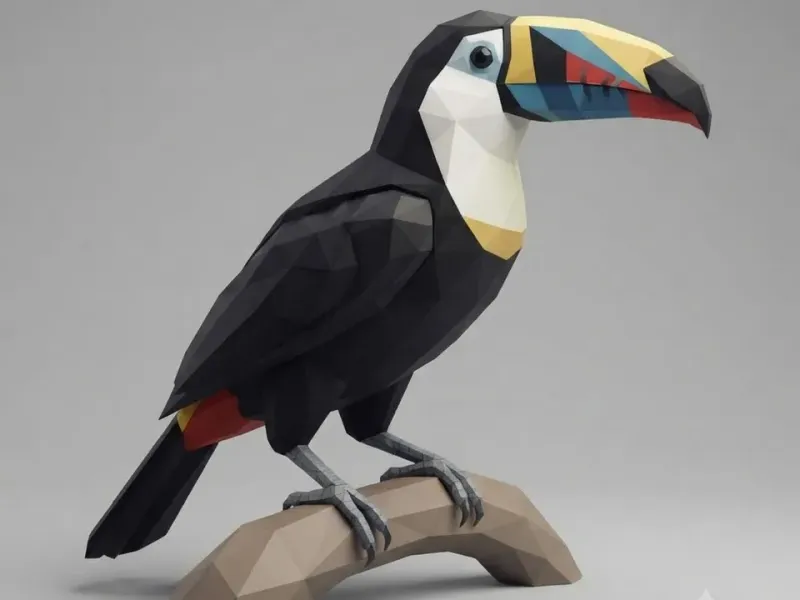 Low Poly Toucan