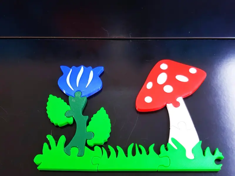 🌹🍄Blue Rose & Toadstool Puzzle🌹🍄