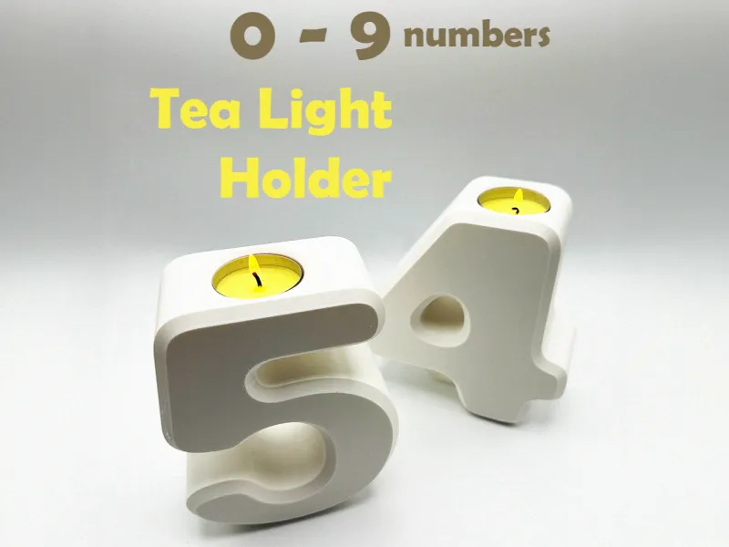 Tea Light Holder Numbers