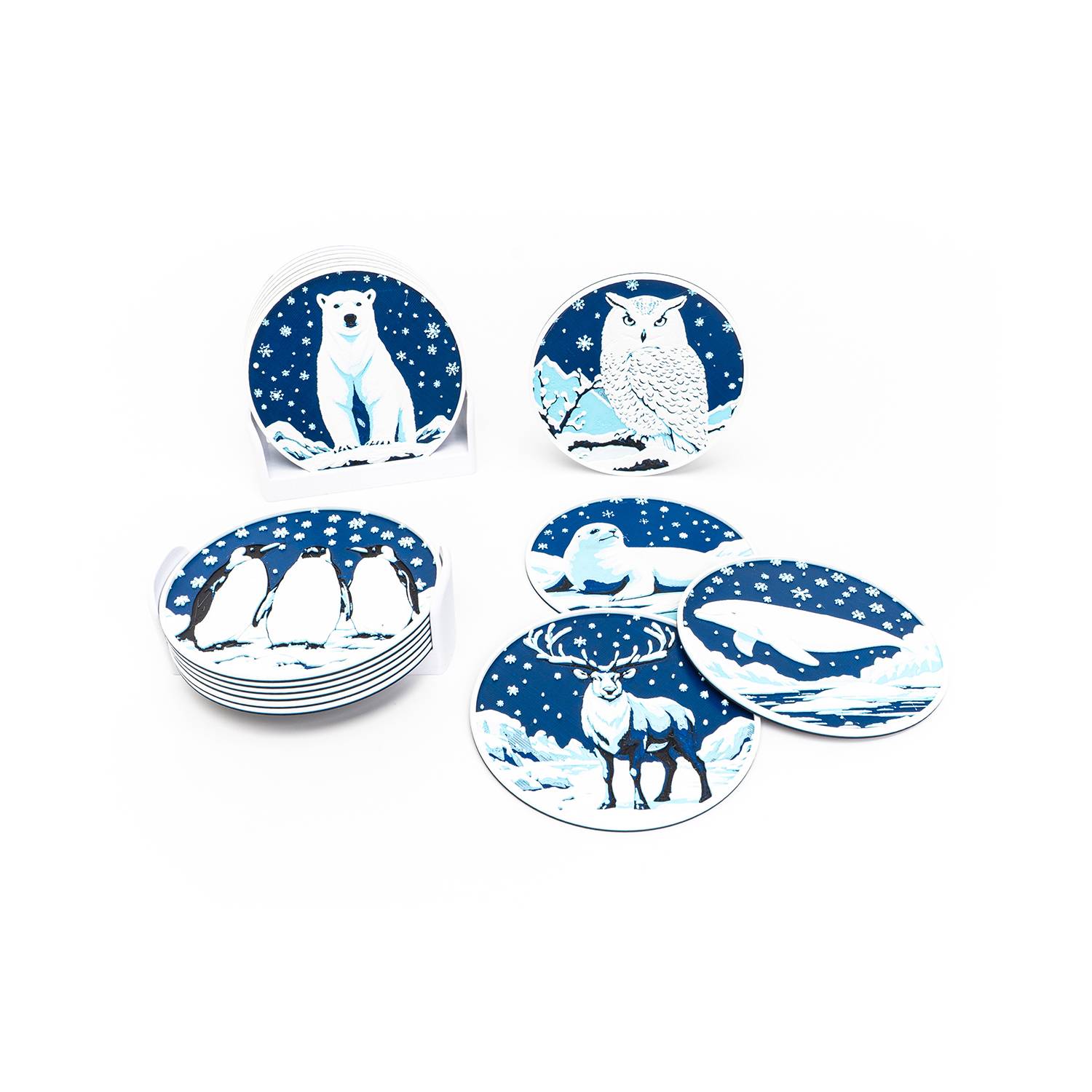 Arctic Wildlife Coasters