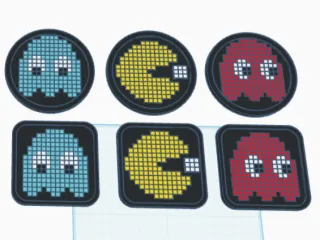Pacman 8bit Coasters - CFS