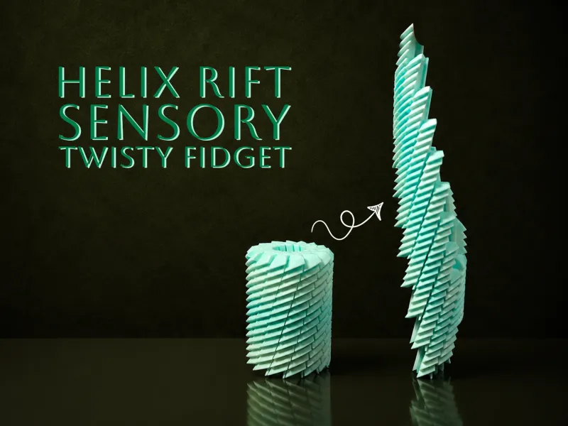 Helix Rift – Fidget Sensorial Giratorio