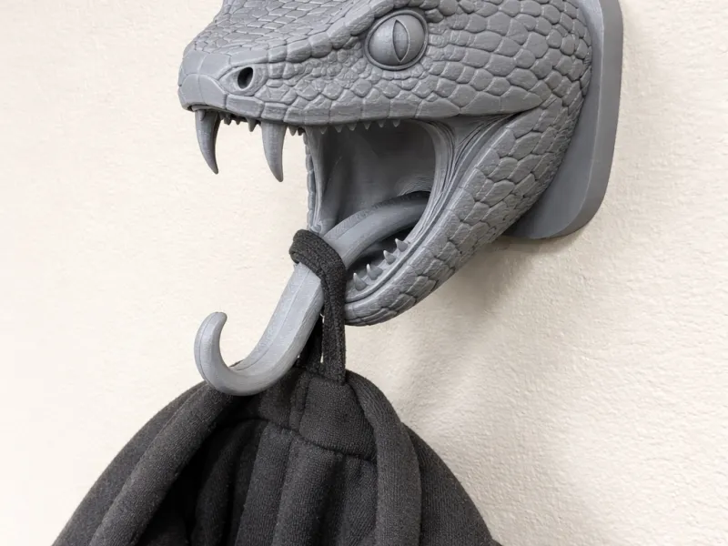 Snake Head Wall Hanger Coat and Key Holder Hook