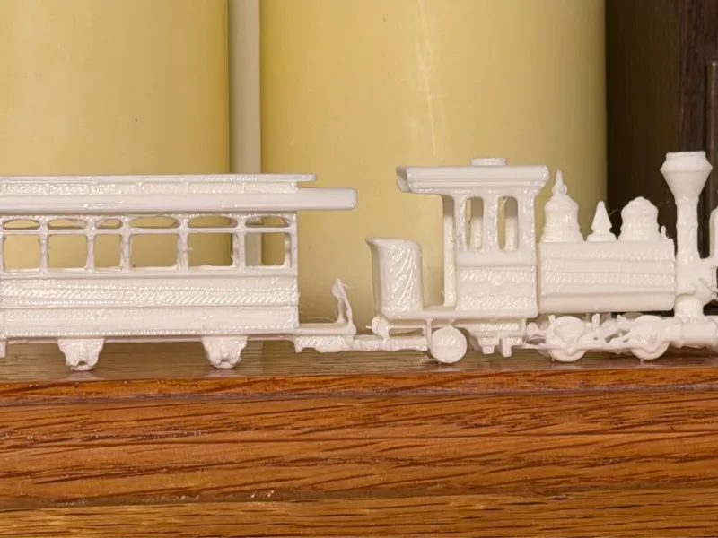 Disneys Fort Wilderness Railroad Engine and Car