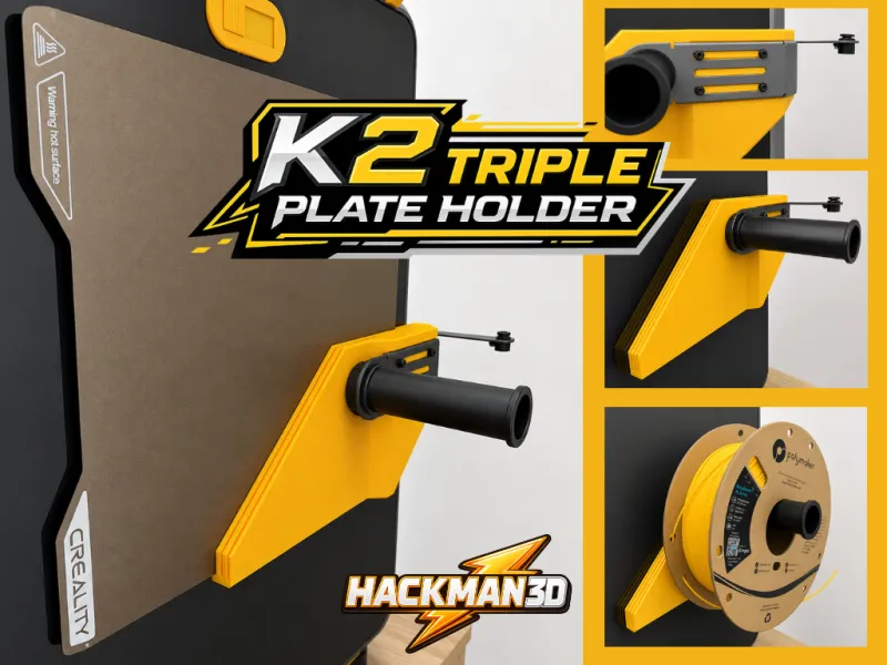 K2トリプルプレートホルダー（標準スプールホルダーマウント）