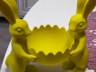 Easter bunny egg bowl