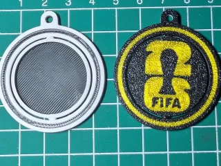 World Cup key Chain with Flags
