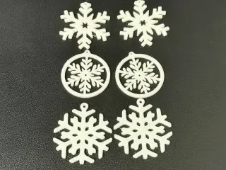 Snow earrings