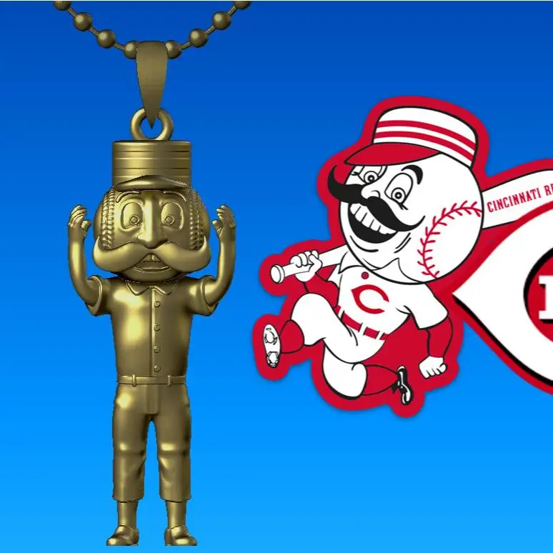 Necklaces Mr Redlegs - Cincinnati Reds - Hanging Figure