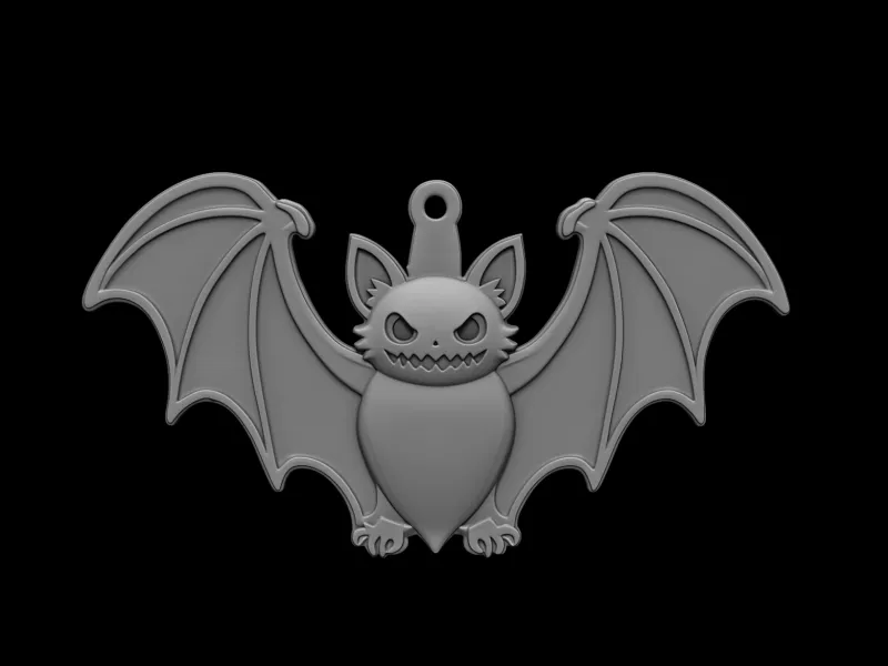 Free Halloween Bat Wall Decor STL