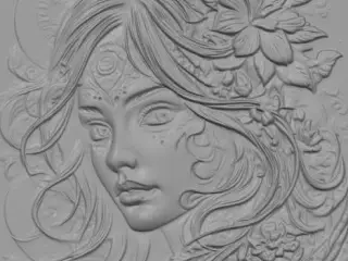Esmera - relief sculpture