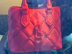 red Plush bag