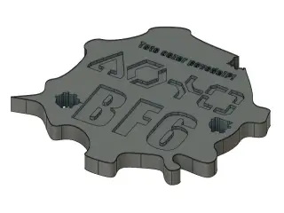 Battlefield 6 drink coaster V2