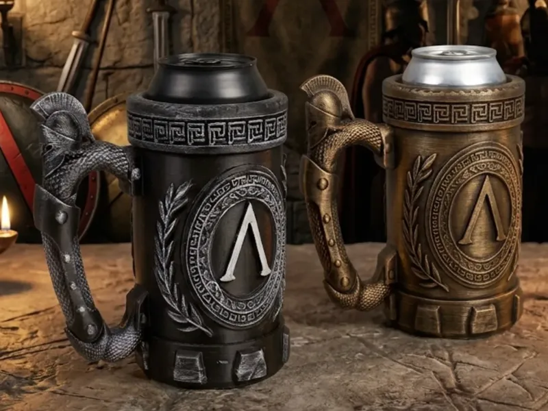 Spartan Warrior Can Mug – 500ml Can Holder