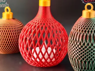 X-Mas Ornaments – Classic 3-Pack with Tea Light